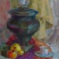Oil Painting Handmade Vintage Soviet Socialist Realist propaganda USSR