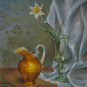 Oil Painting Handmade Vintage Soviet Socialist Realist propaganda USSR