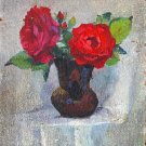 Oil Painting Handmade Vintage Soviet Socialist Realist propaganda USSR