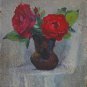 Oil Painting Handmade Vintage Soviet Socialist Realist propaganda USSR