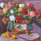 Oil Painting Handmade Vintage Soviet Socialist Realist propaganda USSR