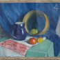 Oil Painting Handmade Vintage Soviet Socialist Realist propaganda USSR