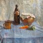 Oil Painting Handmade Vintage Soviet Socialist Realist propaganda USSR
