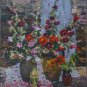Oil Painting Handmade Vintage Soviet Socialist Realist propaganda USSR