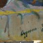Oil Painting Handmade Vintage Soviet Socialist Realist propaganda USSR