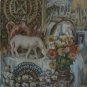 Oil Painting Handmade Vintage Soviet Socialist Realist propaganda USSR