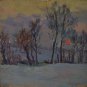 Oil Painting Handmade Vintage Soviet Socialist Realist propaganda USSR