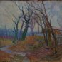 Oil Painting Handmade Vintage Soviet Socialist Realist propaganda USSR