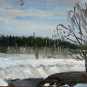 Oil Painting Handmade Vintage Soviet Socialist Realist propaganda USSR