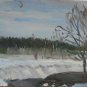 Oil Painting Handmade Vintage Soviet Socialist Realist propaganda USSR