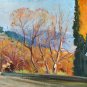 Oil Painting Handmade Vintage Soviet Socialist Realist propaganda USSR