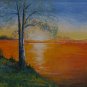 Oil Painting Handmade Vintage Soviet Socialist Realist propaganda USSR