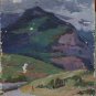 Oil Painting Handmade Vintage Soviet Socialist Realist propaganda USSR