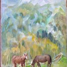Oil Painting Handmade Vintage Soviet Socialist Realist propaganda USSR