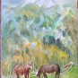 Oil Painting Handmade Vintage Soviet Socialist Realist propaganda USSR