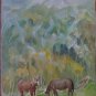 Oil Painting Handmade Vintage Soviet Socialist Realist propaganda USSR