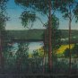Oil Painting Handmade Vintage Soviet Socialist Realist propaganda USSR