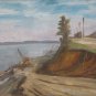 Oil Painting Handmade Vintage Soviet Socialist Realist propaganda USSR