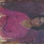 Oil Painting Handmade Vintage Soviet Socialist Realist propaganda USSR