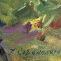 Oil Painting Handmade Vintage Soviet Socialist Realist propaganda USSR