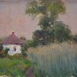 Oil Painting Handmade Vintage Soviet Socialist Realist propaganda USSR