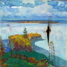 Oil Painting Handmade Vintage Soviet Socialist Realist propaganda USSR