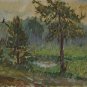Oil Painting Handmade Vintage Soviet Socialist Realist propaganda USSR