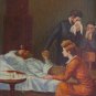 Oil Painting Handmade Vintage Soviet Socialist Realist propaganda USSR
