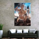 Sexy Anime Witcher 3 Print 40 x 60 Canvas