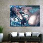 Sexy Anime Succubus Game Print 40 x 60 Canvas