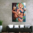 Sexy Anime Dragon Ball Print 40 x 60 Canvas