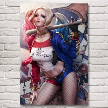 Sexy Anime Harleen Quinzel Print 40 x 60 Canvas