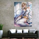 Sexy Anime Fate Saber Print 40 x 60 Canvas