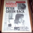 Sounds Magazine 1973 UK Led Zeppelin Status Quo Peter Frampton Sly Stone Poster