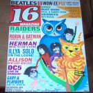 16 Magazine 1966 The Beatles Byrds Bobby Fuller Brian Jones Raiders Batman
