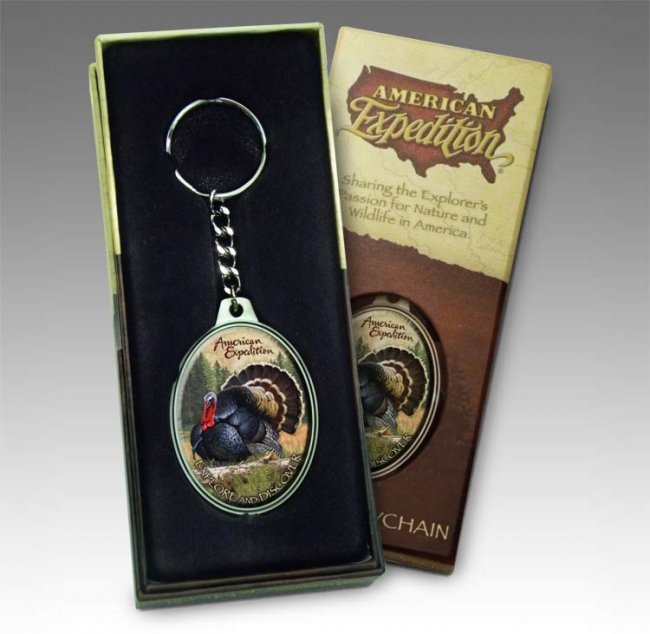 American Expedition Wildlife Wild Turkey Keychain