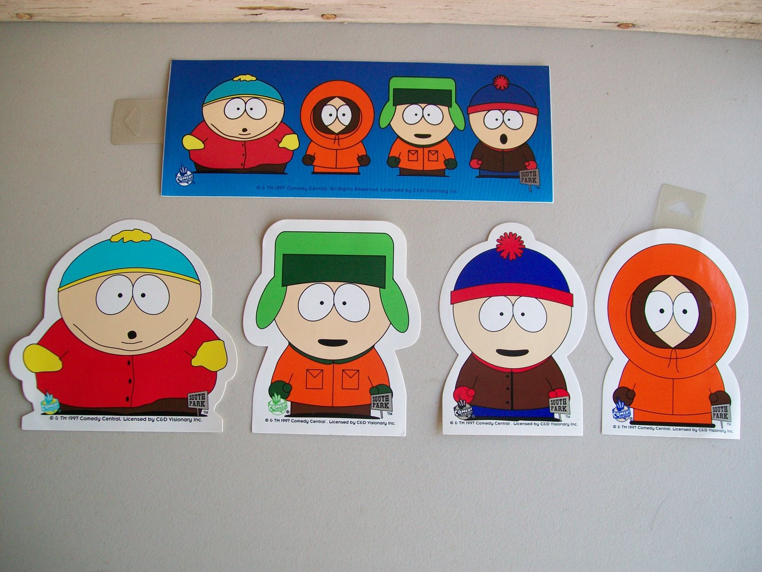 South Park Stickers Decals Lot Of 5 Cartman Kenny Stan Kyle Comedy ...