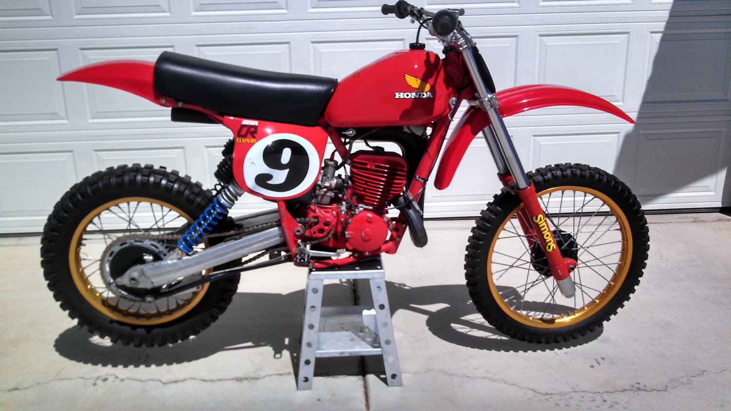 1978 Honda CR250 Elsinore Marty Smith Replica Signed