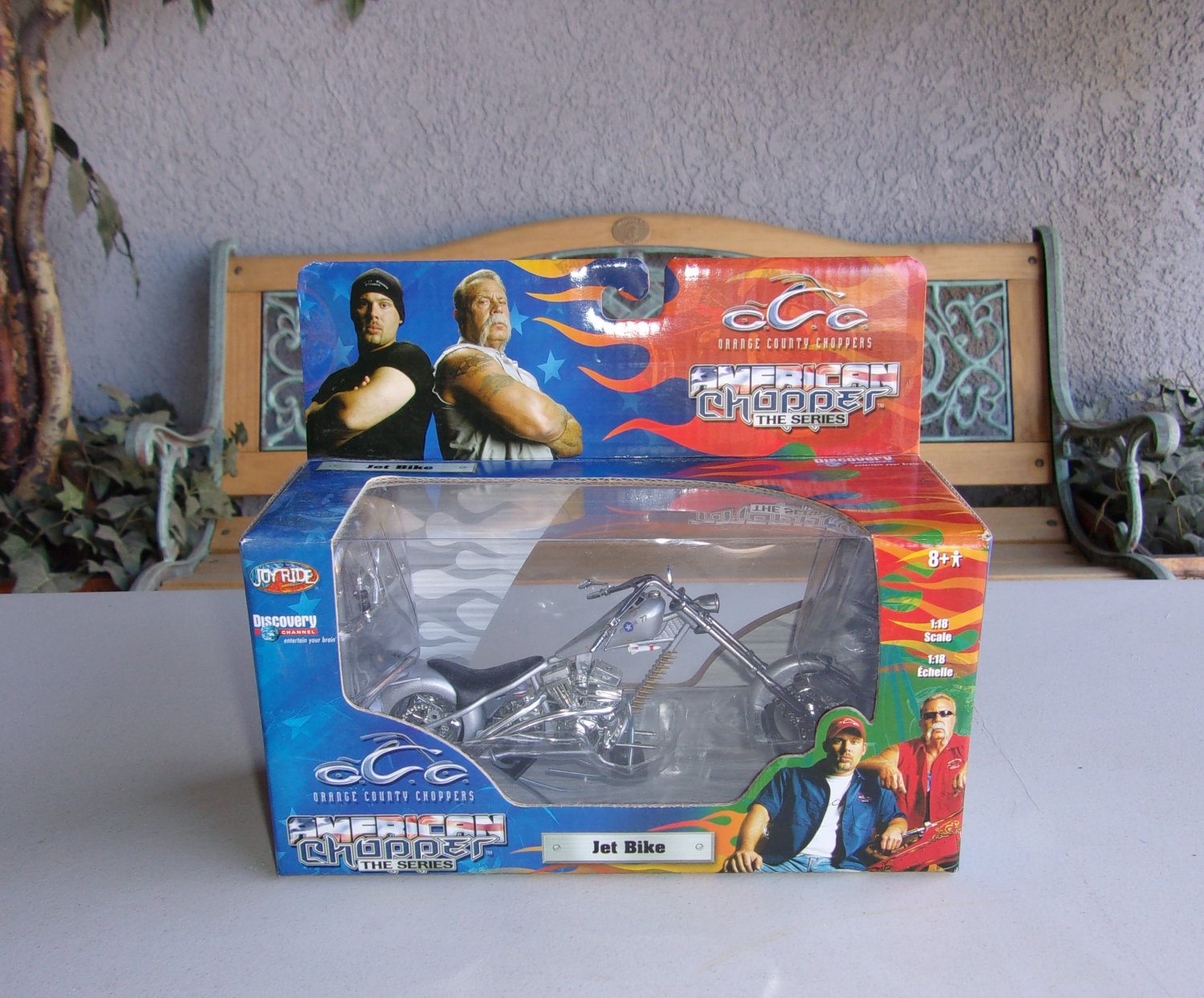 OCC Jet Bike Orange County Choppers American Chopper Vintage Diecast 1/18