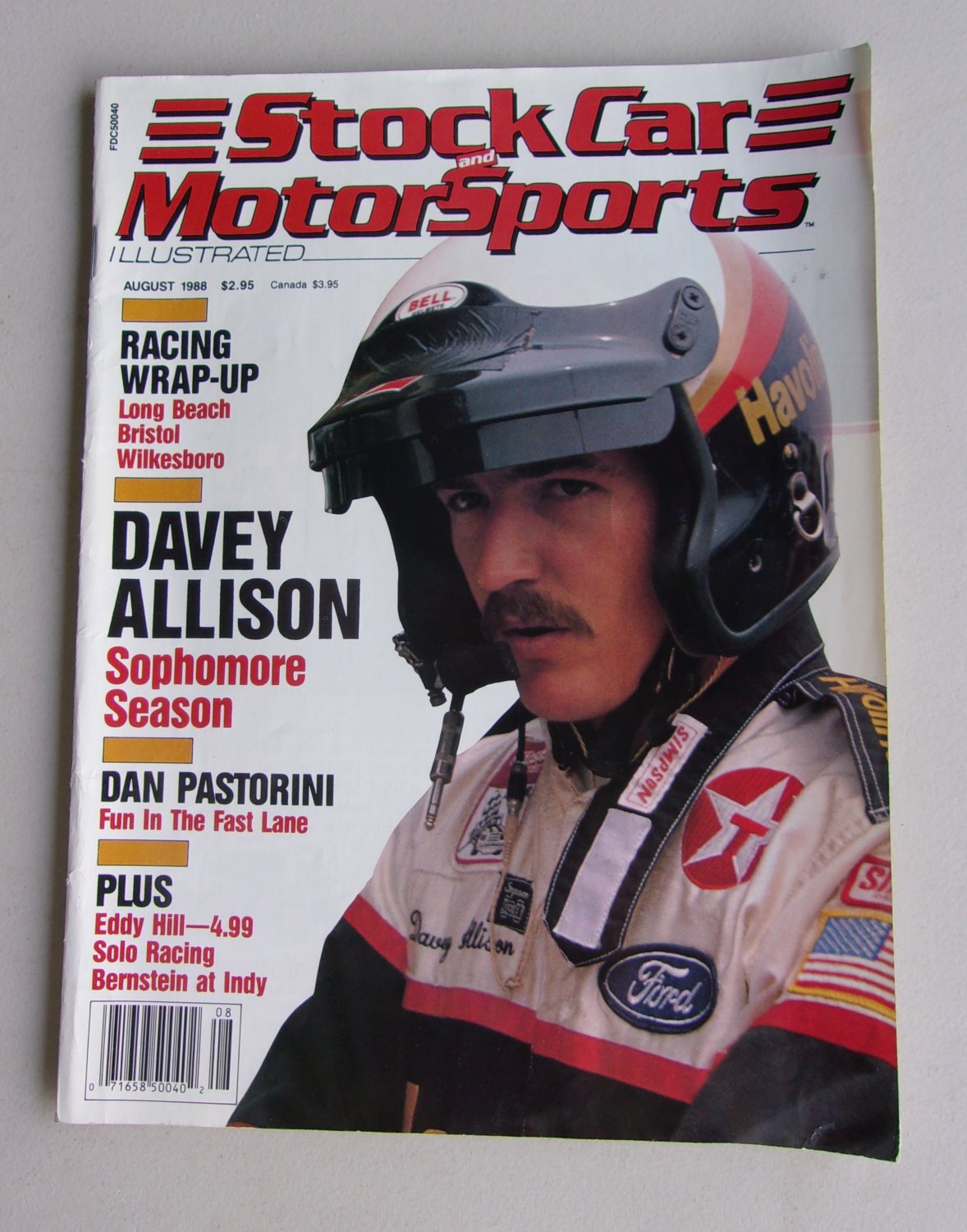 Vintage Stock Car And Motorsports Magazine 1988 Davey Allison Nascar Racing