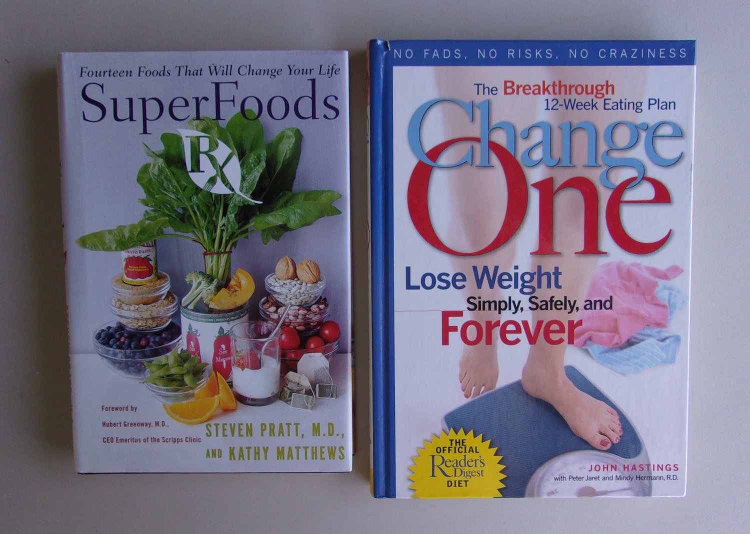 Healthy Eating Weight Loss Book Lot S10 Super Foods RX Readers Digest