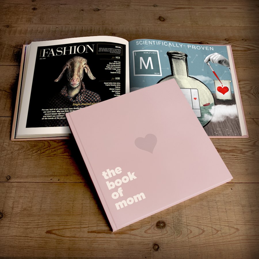 The Book of Mom personalized gift book hardback edition