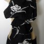 BLACK AND WHITE SCARF