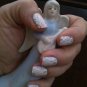 Nail Wraps White, Blue, Neutral, Argyle USA