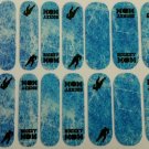 Nail Wraps Hockey Mom blue sports USA