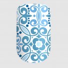 Nail Wraps Adhesive Vinyl, White, Blue, Floral, Pattern USA