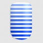 Nail Wraps Adhesive Vinyl, Blue Ombre, White Stripes USA