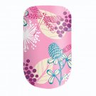 Nail Wraps Custom Printed Adhesive Vinyl Pink Purple Teal Dragon Fly USA