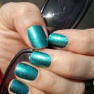 Nail Wraps Sparkling Teal Glitter Aqua Blue USA