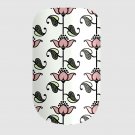 Nail Wraps Adhesive Vinyl, White, Pink Green, Flowers USA